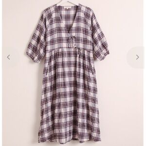 Hansel from Basel plaid dress